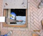 Damaged machineroom after 2009 rainwaterflood